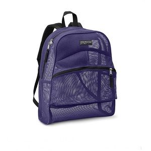 NWT Mesh Electric Purple Backpack/Book Bag
